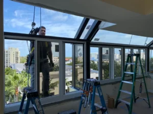 Hurricane shutter inspection and service in Miami homes